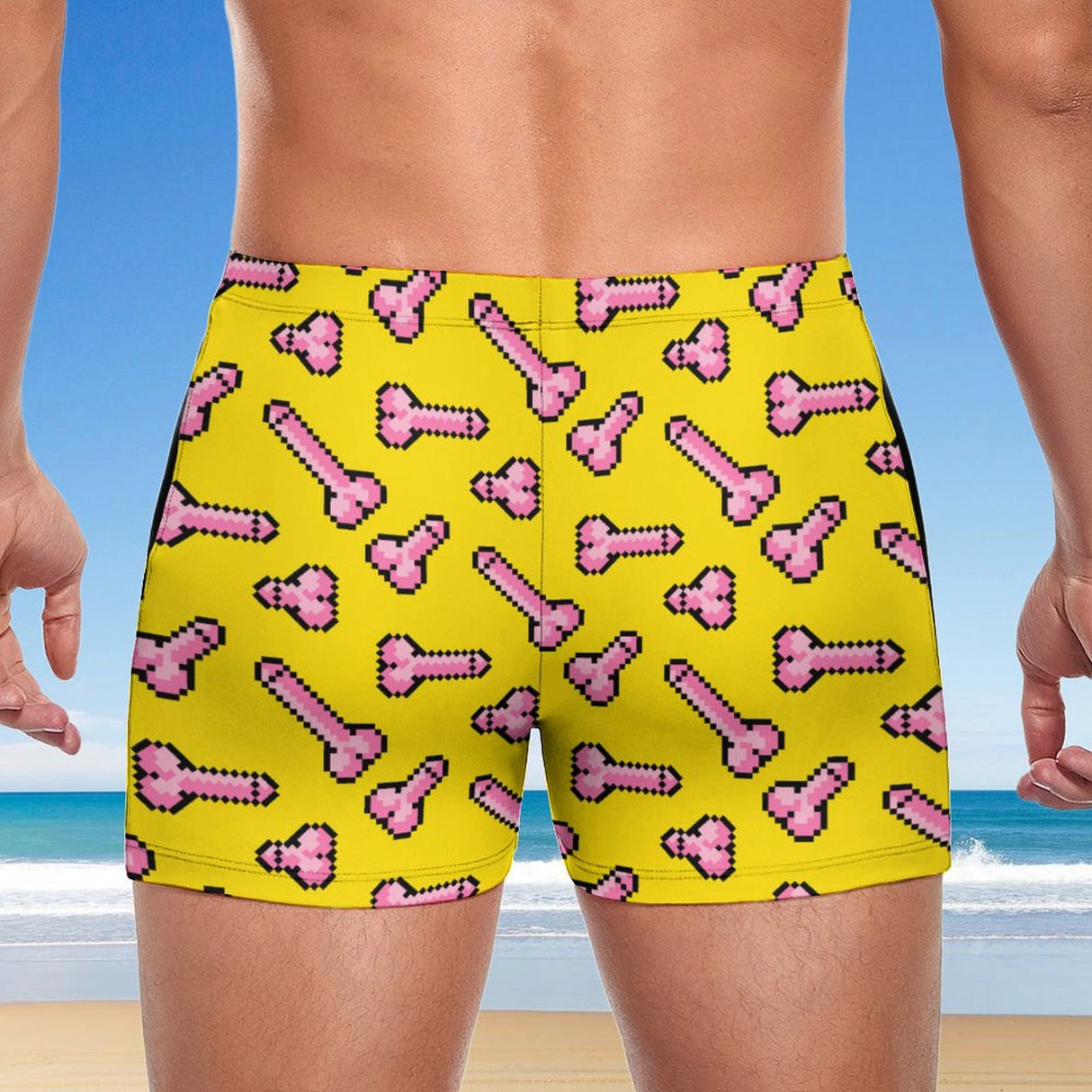 8bit Score (Square Cut Trunks)-Square Cut Trunks-Swish Embassy