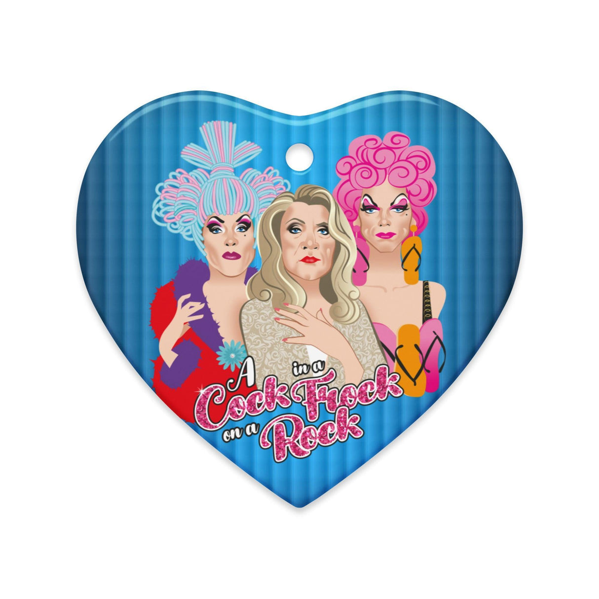 A Frock On A Rock (Ceramic ornament)-Swish Embassy