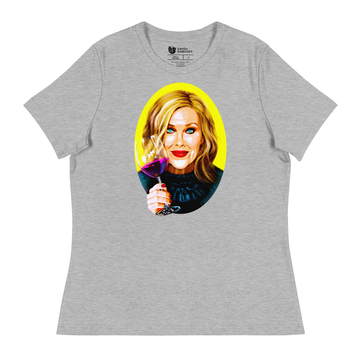 A Lotta Bit Chardonnay (Women's Relaxed T-Shirt)-Women's T-Shirts-Swish Embassy