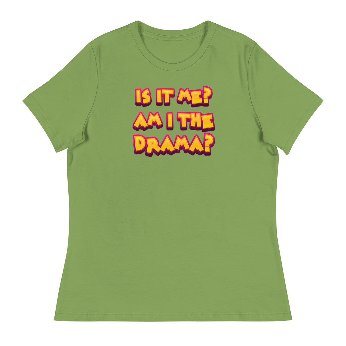 Am I the Drama? (Women's Relaxed T-Shirt)-Women's T-Shirts-Swish Embassy