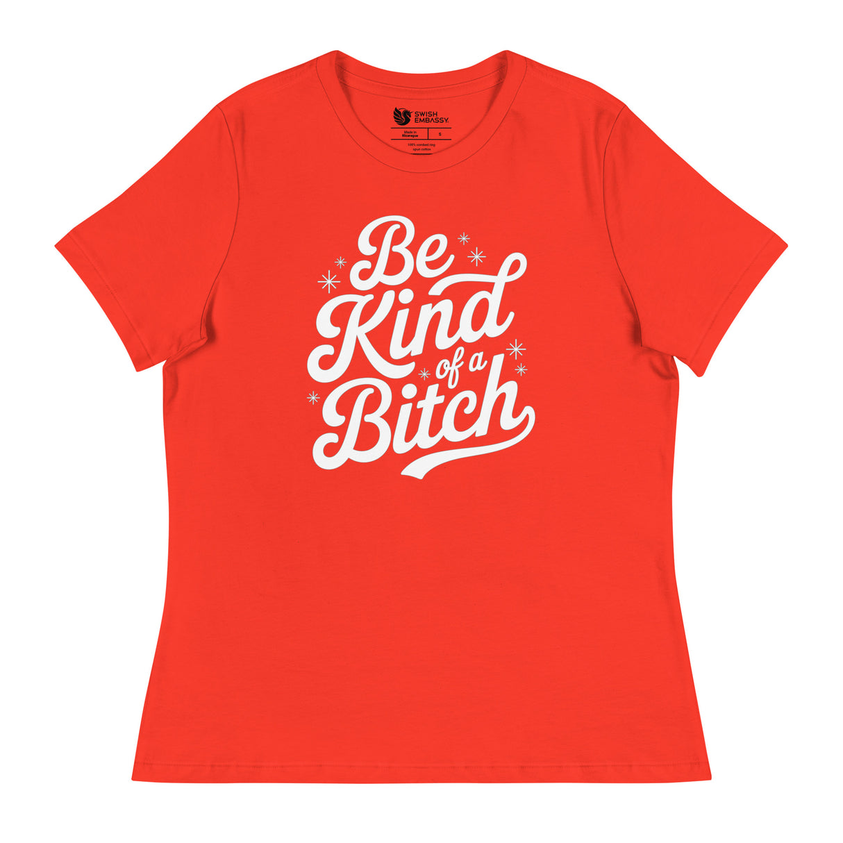 Be Kind of a B*tch (Women's Relaxed T-Shirt)-Women's T-Shirts-Swish Embassy