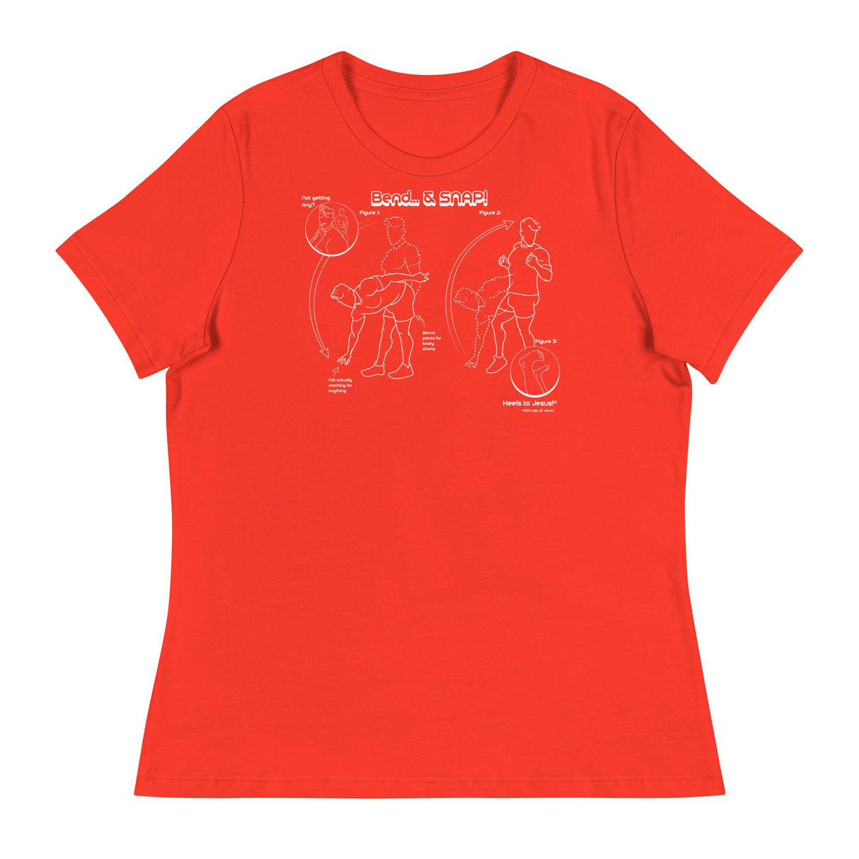 Bend & Snap (Women's Relaxed T-Shirt)-Women's T-Shirts-Swish Embassy