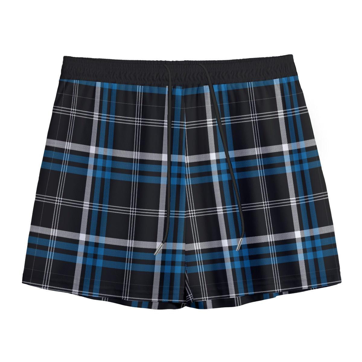 Black Check (Shorts)-Shorts-Swish Embassy