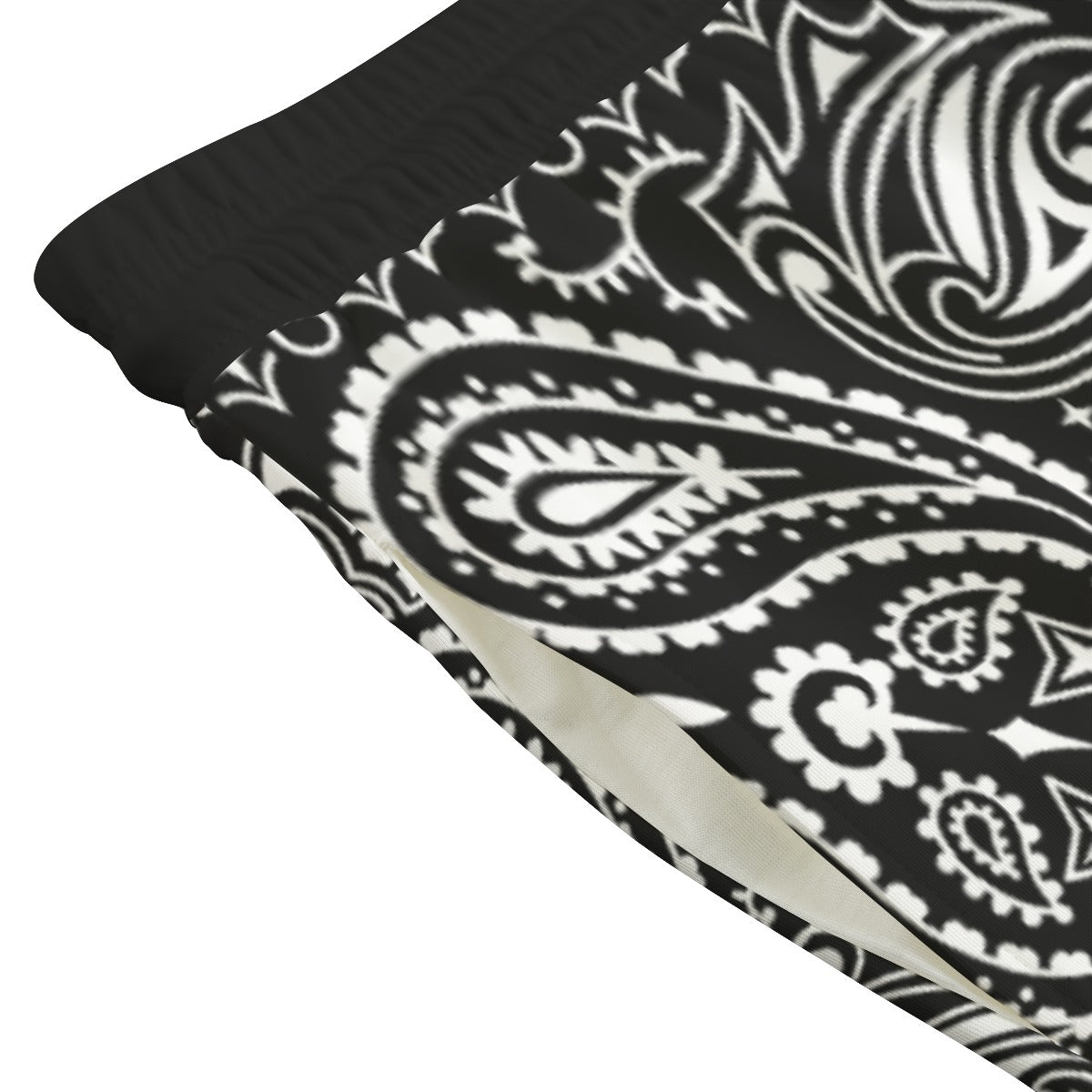 Black Hanky (AOP Sweatpants)-AOP Sweatpants-Swish Embassy