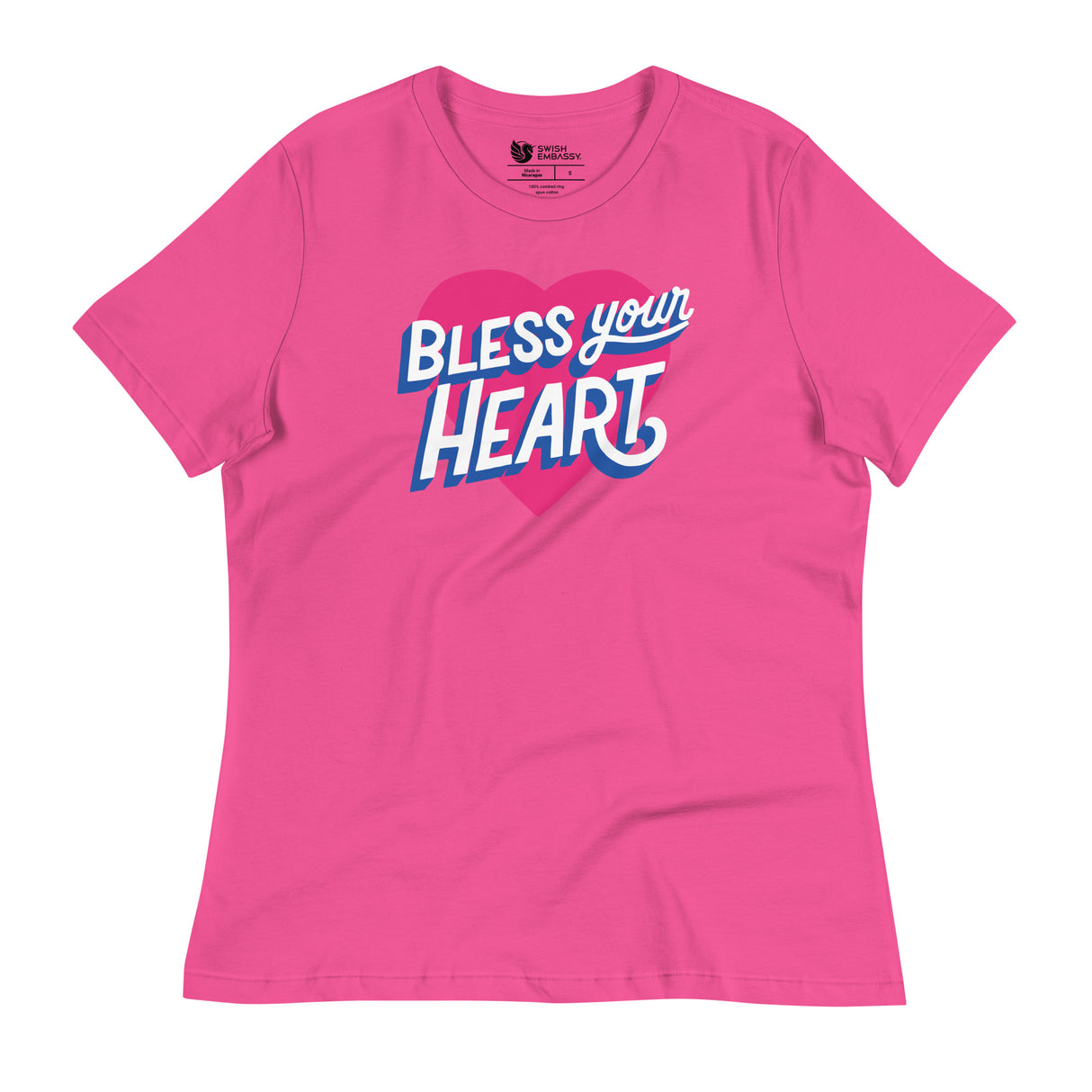 Bless Your Heart (Women's Relaxed T-Shirt)-Women's T-Shirts-Swish Embassy