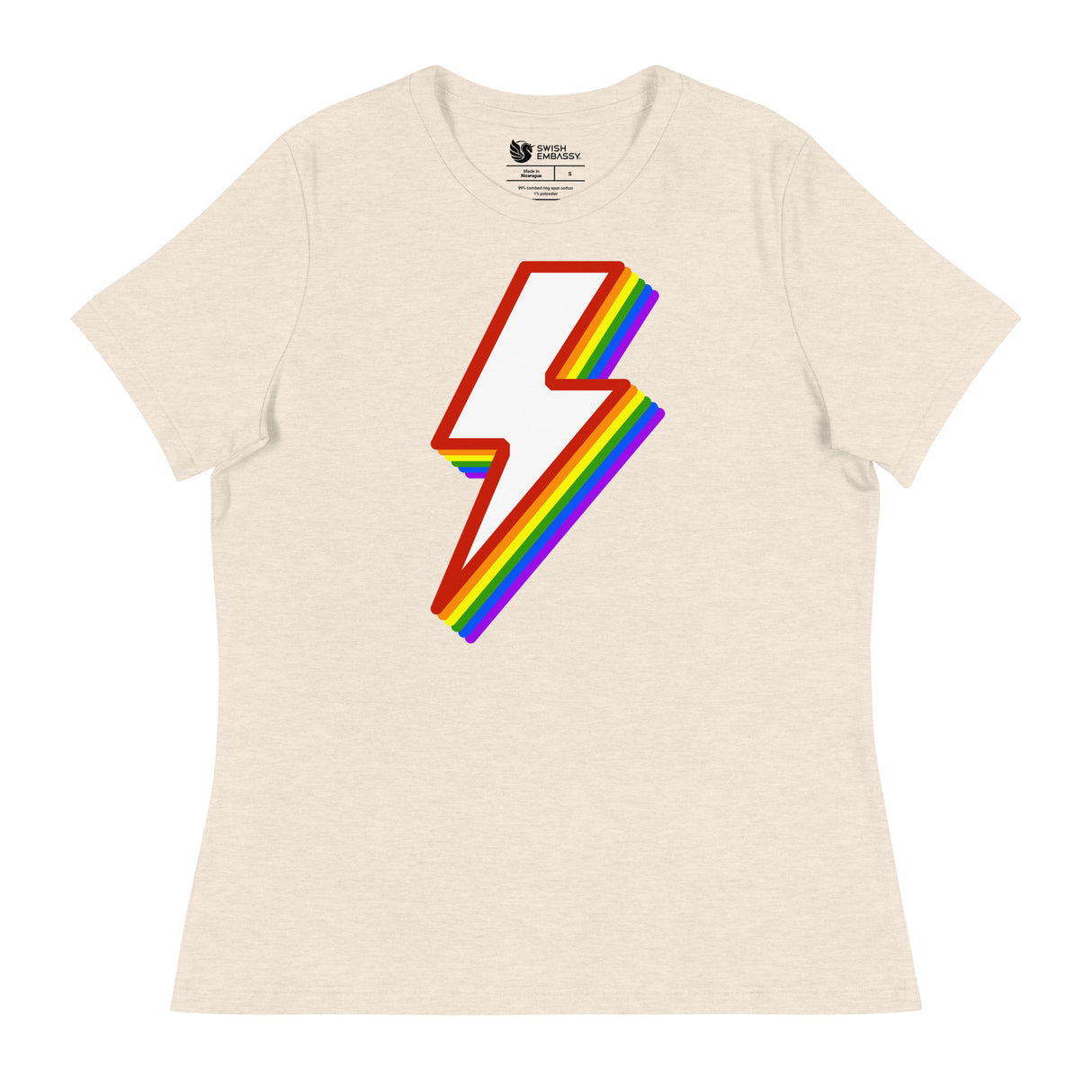 Bolt (Women's Relaxed T-Shirt)-Women's T-Shirts-Swish Embassy