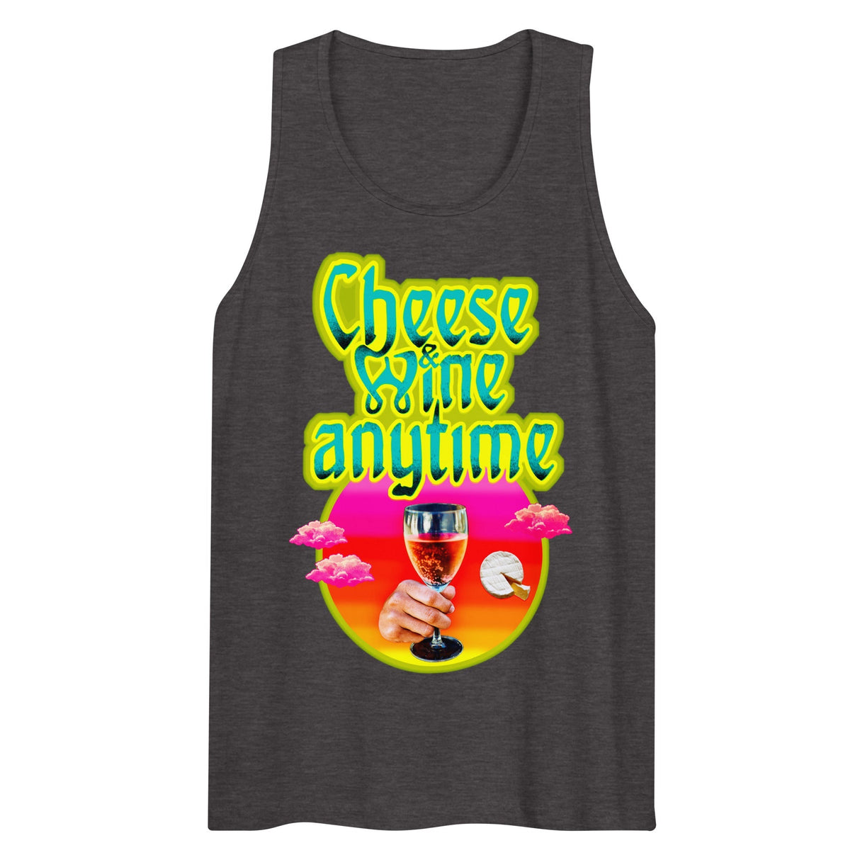 Cheese and Wine (Tank Top)-Tank Top-Swish Embassy