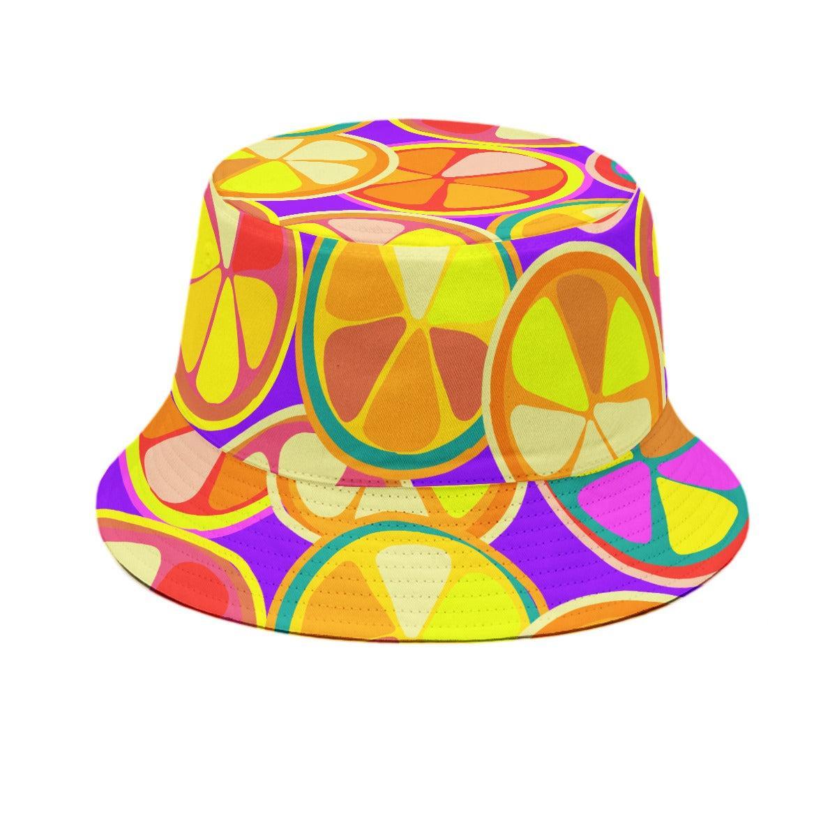 Citrus (Allover Bucket Hat)-Allover Bucket Hat-Swish Embassy