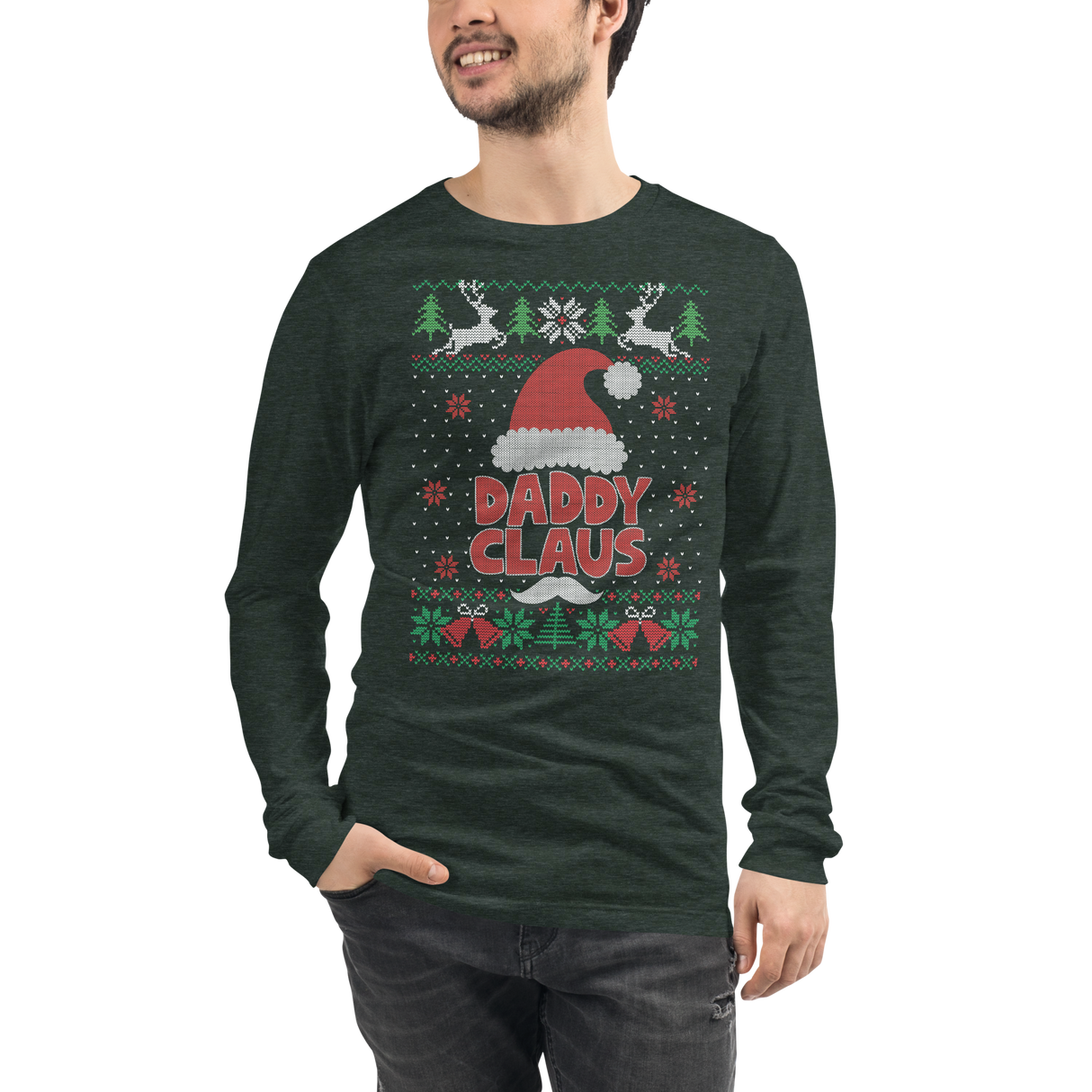 Daddy Claus (Ugly Christmas)-T-Shirts-Swish Embassy