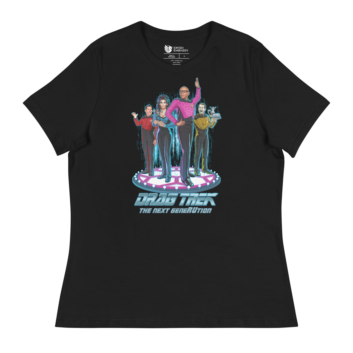Drag Trek (Women's Relaxed T-Shirt)-Women's T-Shirts-Swish Embassy