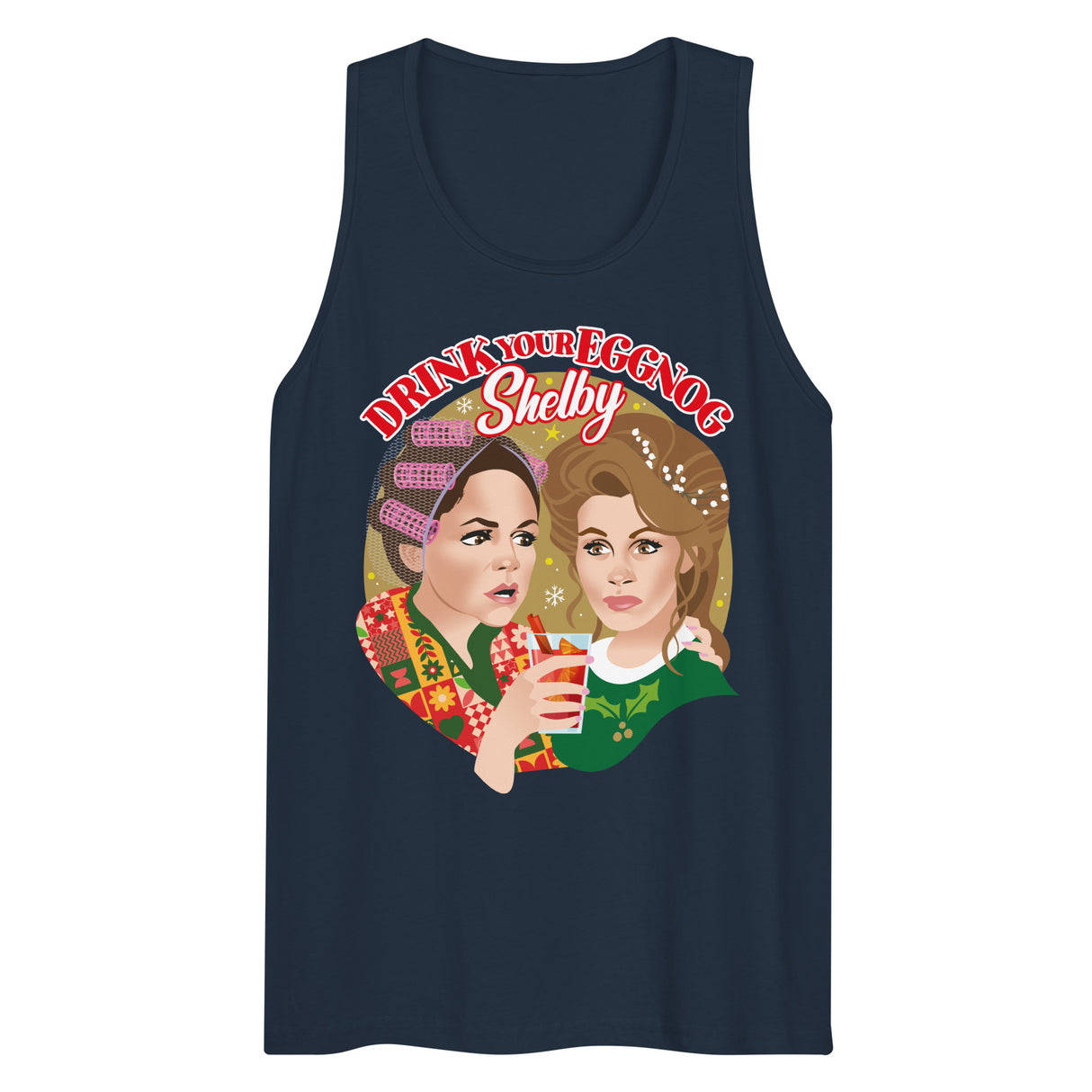 Drink Your Eggnog Shelby (Tank Top)-Tank Top-Swish Embassy