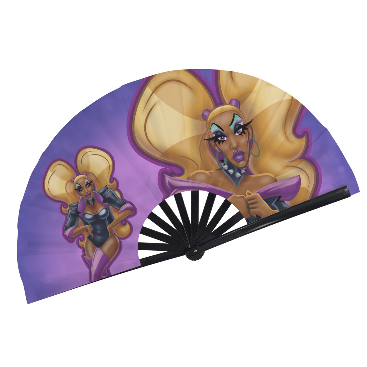 Dyna Bolical (Folding Clack Fan)-Folding Fans-Swish Embassy