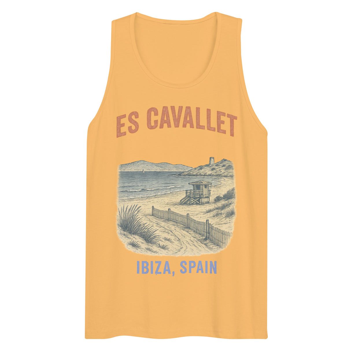 Es Cavallet Beach (Tank Top)-Tank Top (Staging)-Swish Embassy
