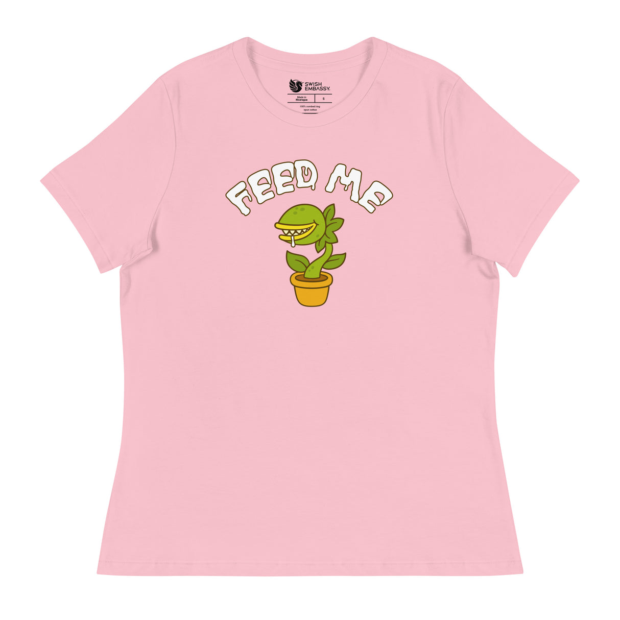 Feed Me (Women's Relaxed T-Shirt)-Women's T-Shirts-Swish Embassy