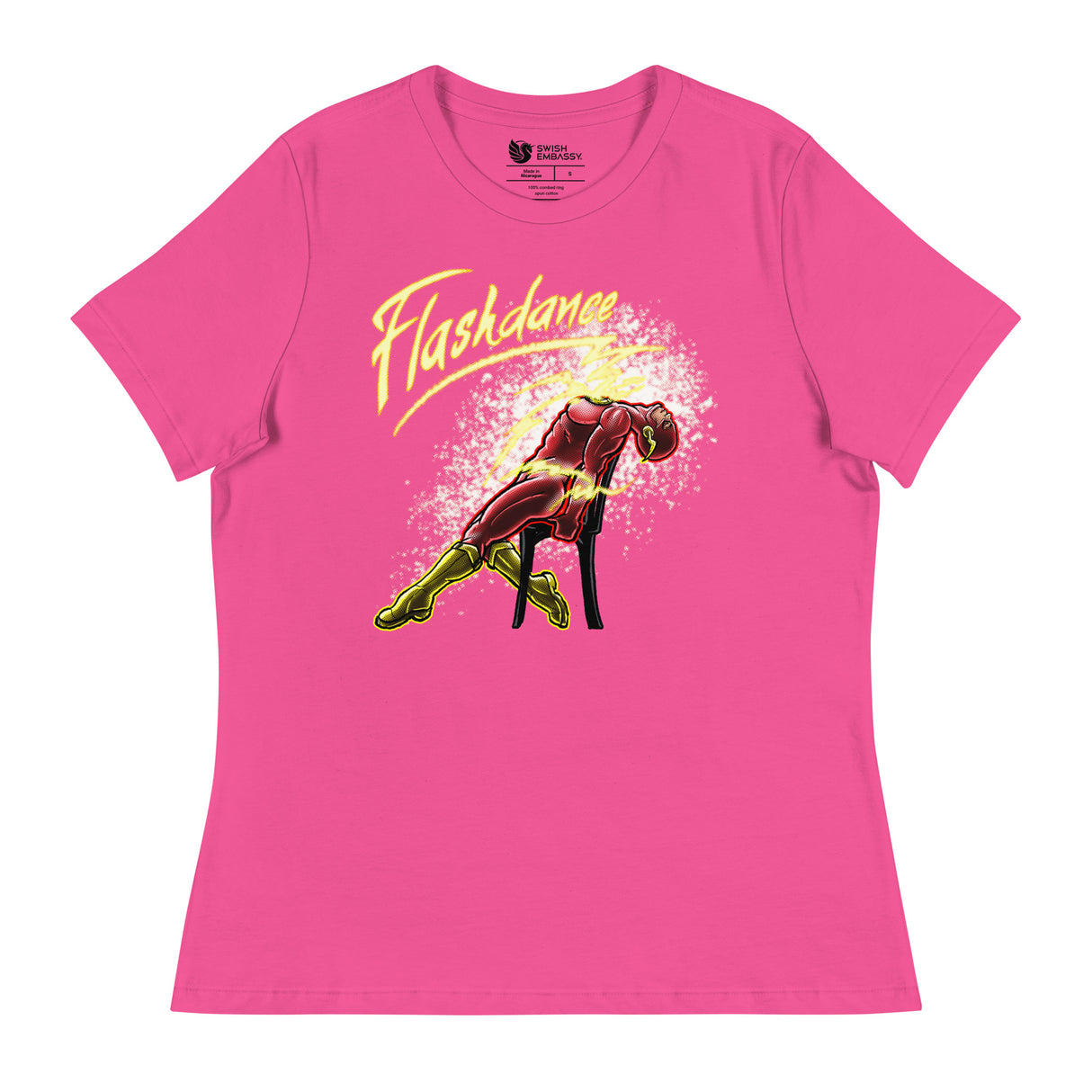 Flashdance (Women's Relaxed T-Shirt)-Women's T-Shirts-Swish Embassy
