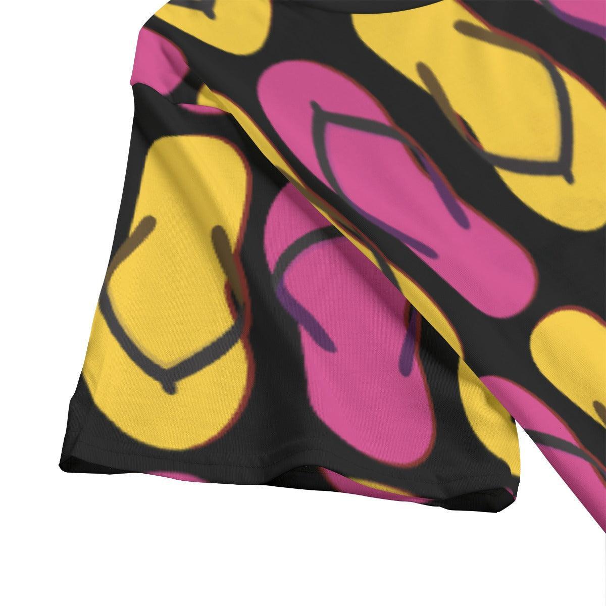 Flip Flops (Allover T-Shirt)-Allover T-Shirt-Swish Embassy