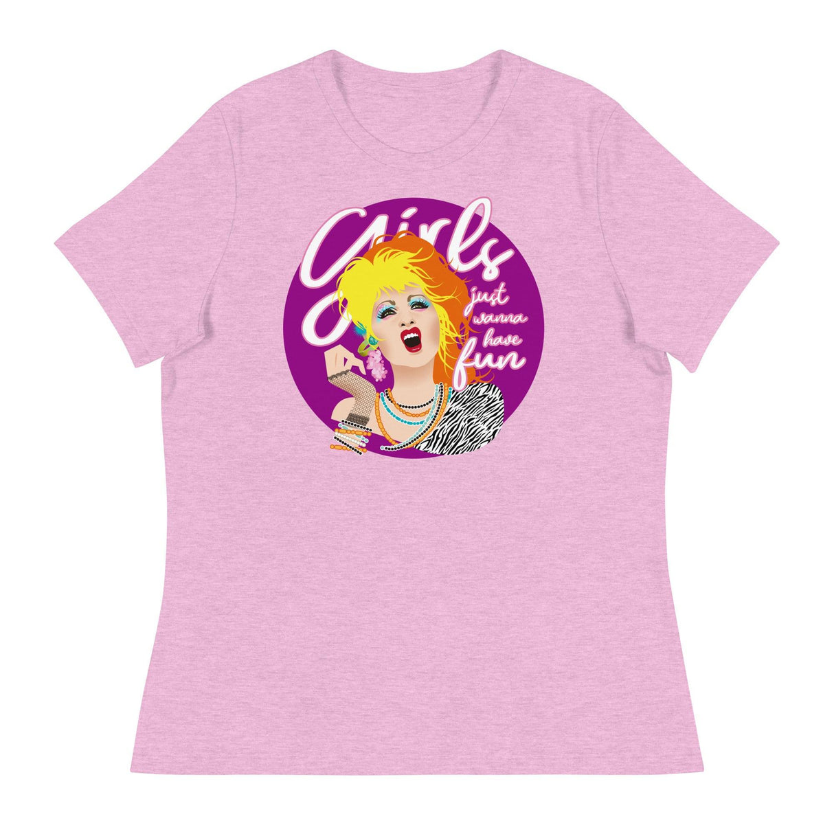 Girls Just Wanna Have Fun (Women's Relaxed T-Shirt)-Women's T-Shirts-Swish Embassy