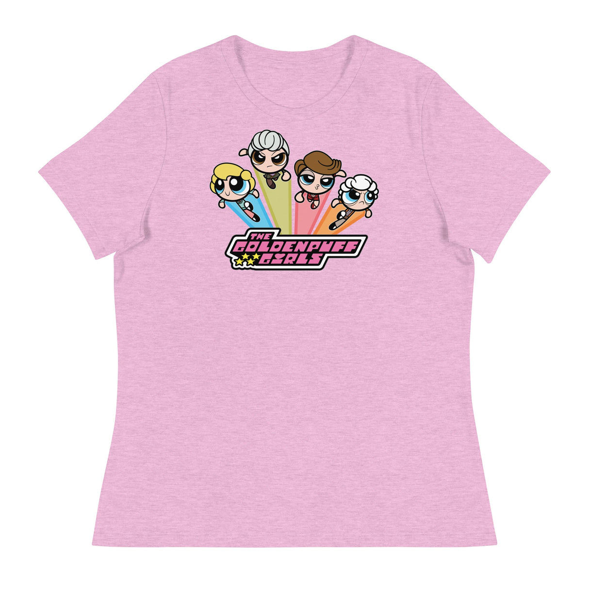 Goldenpuff Girls (Women's Relaxed T-Shirt)-Women's T-Shirts-Swish Embassy