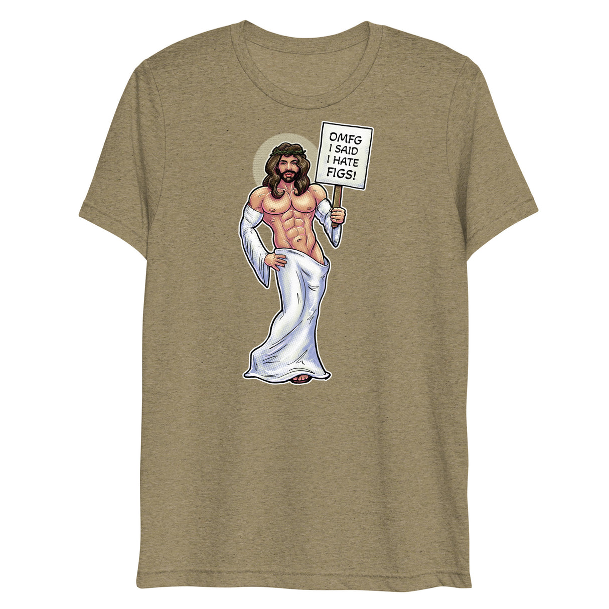 Hates Figs (Triblend)-Triblend T-Shirt-Swish Embassy