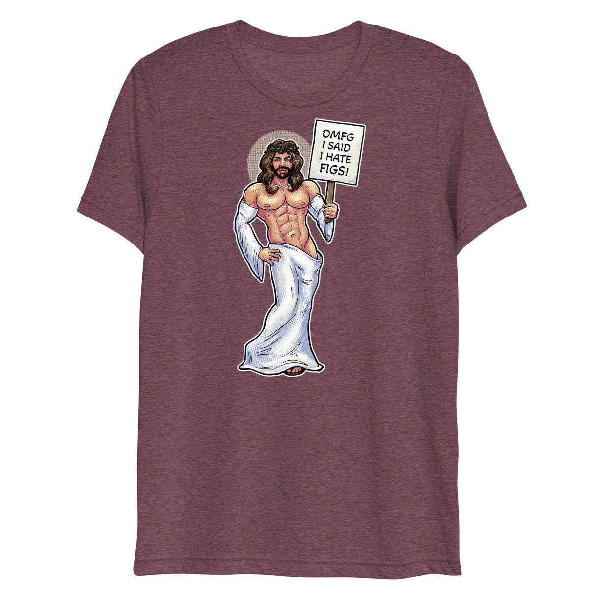 Hates Figs (Triblend)-Triblend T-Shirt-Swish Embassy