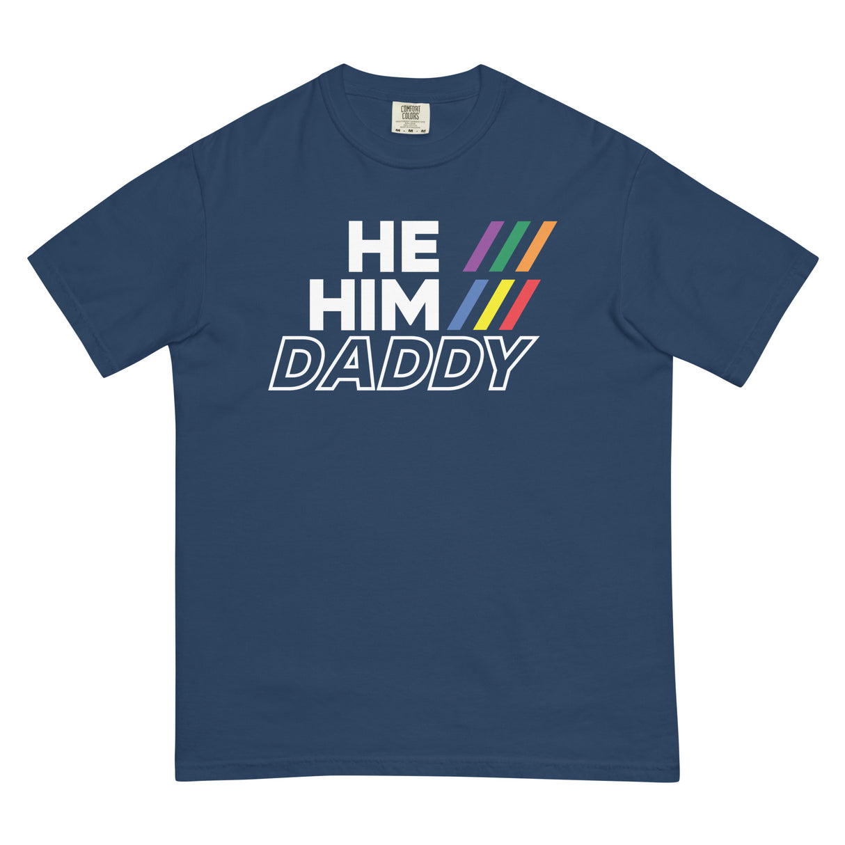 He/Him/Daddy (Boxy Tee)-Boxy T-Shirt-Swish Embassy