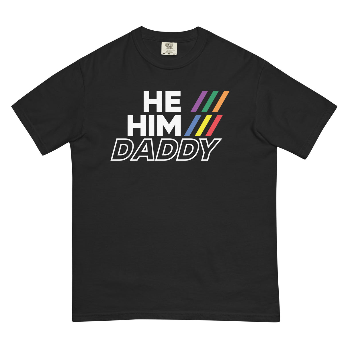 He/Him/Daddy (Boxy Tee)-Boxy T-Shirt-Swish Embassy
