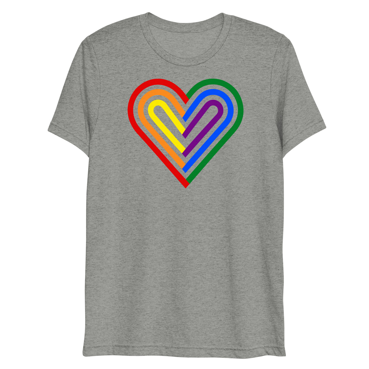 Heart On (Triblend)-Triblend T-Shirt-Swish Embassy