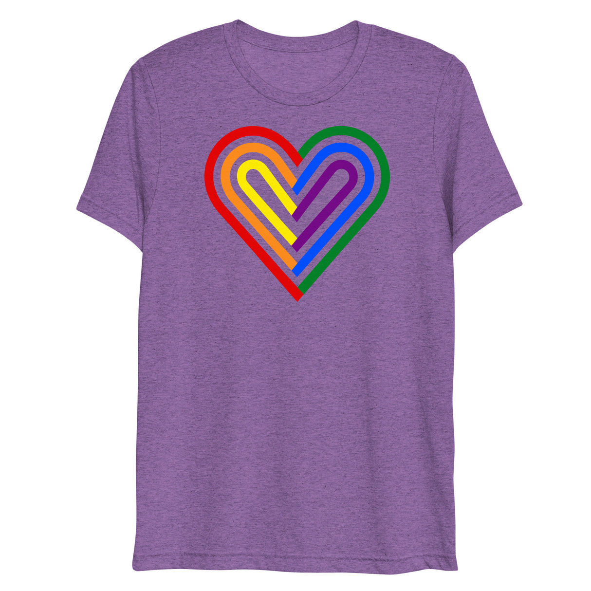 Heart On (Triblend)-Triblend T-Shirt-Swish Embassy