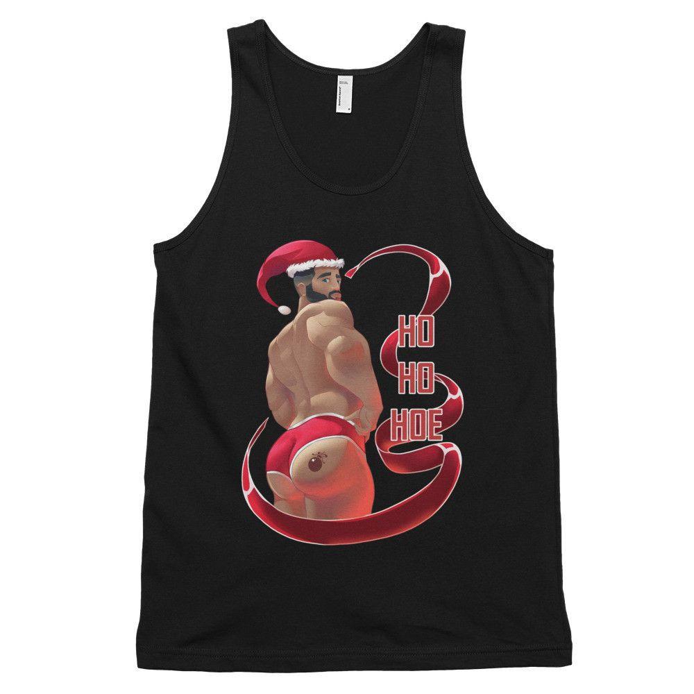 Ho Ho Hoe (Tank Top)-Christmas Tank Tops-Swish Embassy