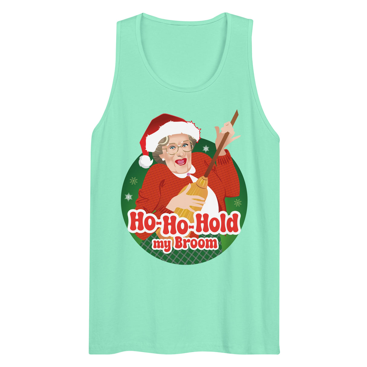 Ho Ho Hold My Broom (Tank top)-Tank Top-Swish Embassy