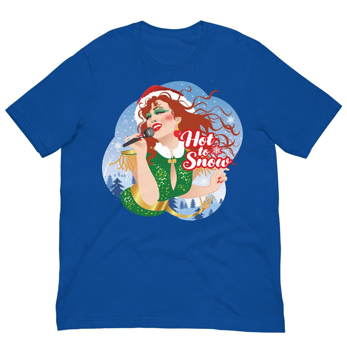 Hot To Snow-Christmas T-Shirts-Swish Embassy