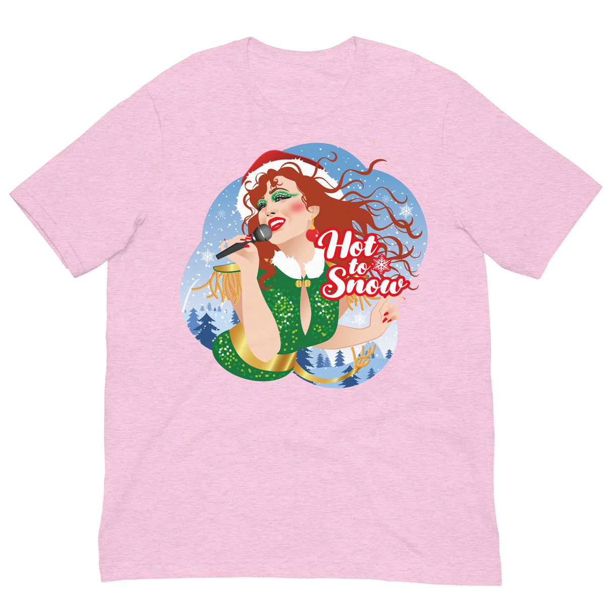 Hot To Snow-Christmas T-Shirts-Swish Embassy