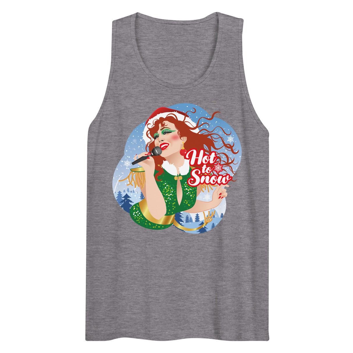 Hot To Snow (Tank top)-Tank Top-Swish Embassy