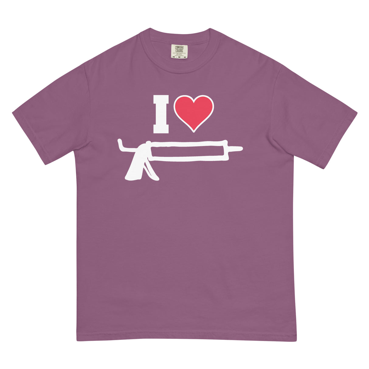 I Love Caulk (Boxy Tee)-Boxy T-Shirt-Swish Embassy