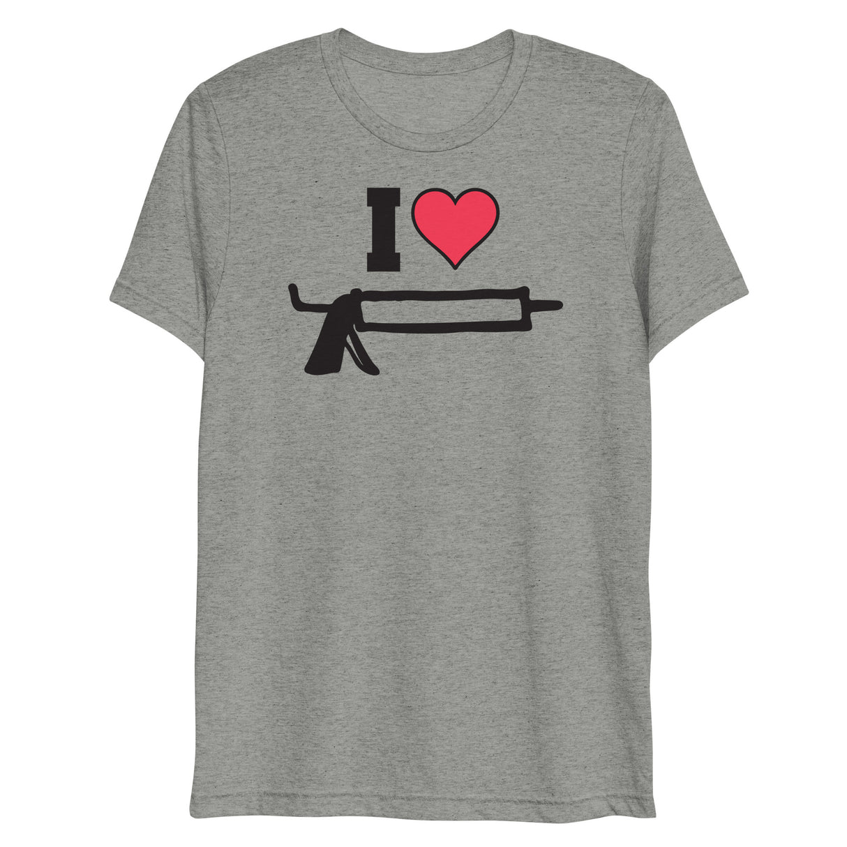 I Love Caulk (Triblend)-Triblend T-Shirt-Swish Embassy