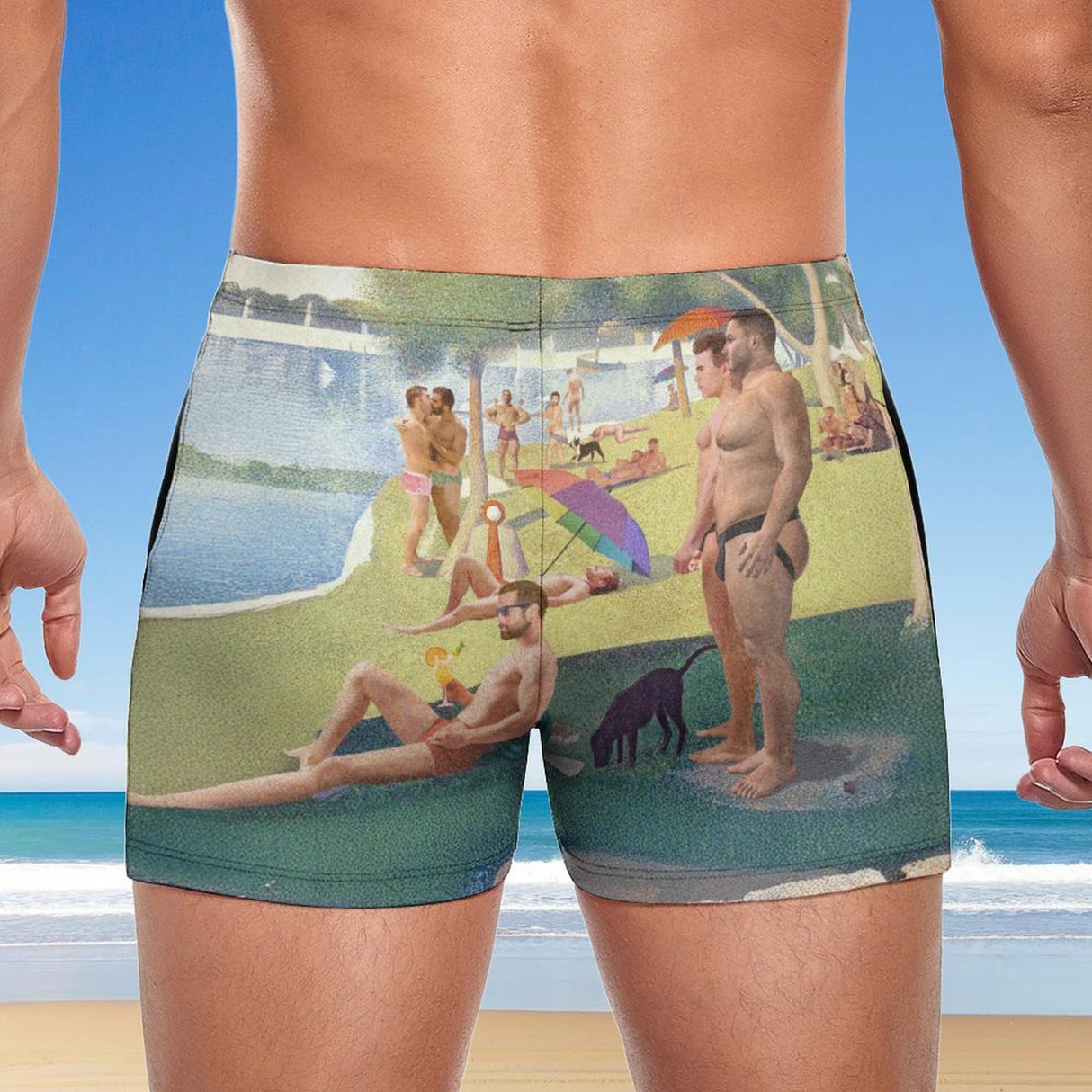 La Grande Jock (Square Cut Trunks)-Square Cut Trunks-Swish Embassy