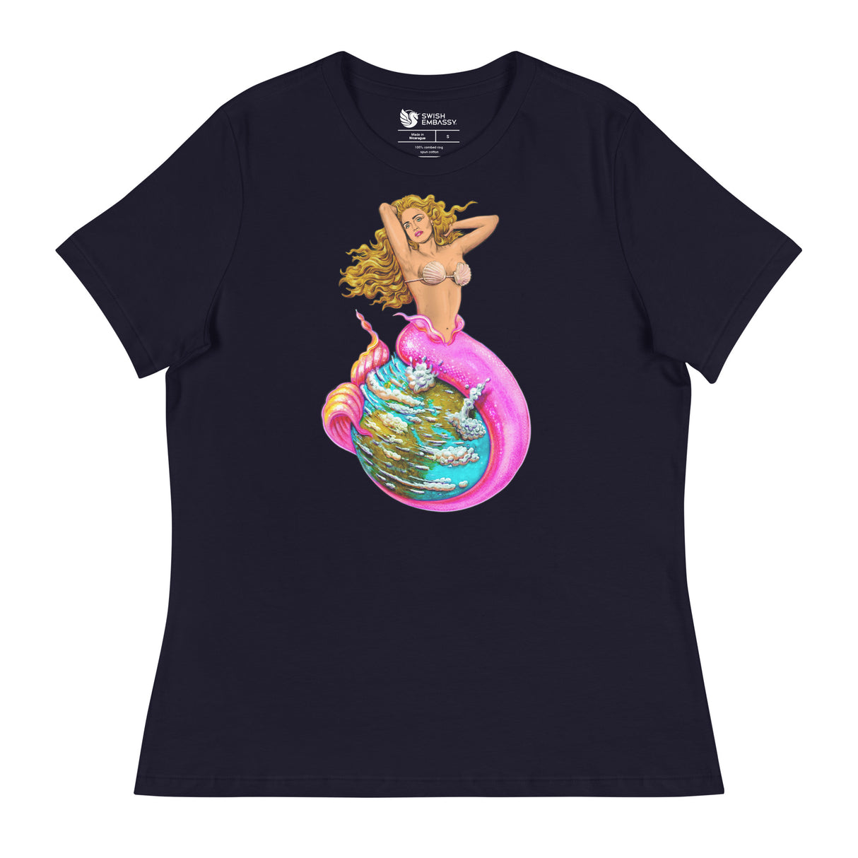 La Isla Sirena (Women's Relaxed T-Shirt)-Women's T-Shirts-Swish Embassy