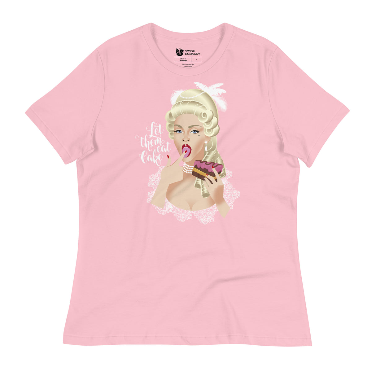 Let Them Eat Cake (Women's Relaxed T-Shirt)-Women's T-Shirts-Swish Embassy