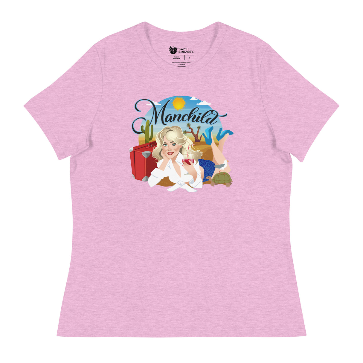 Manchild (Women's Relaxed T-Shirt)-Women's T-Shirts-Swish Embassy