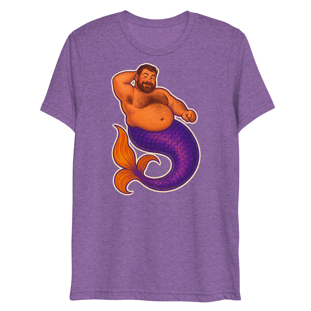 Mer-Grrr (Triblend)-Triblend T-Shirt-Swish Embassy