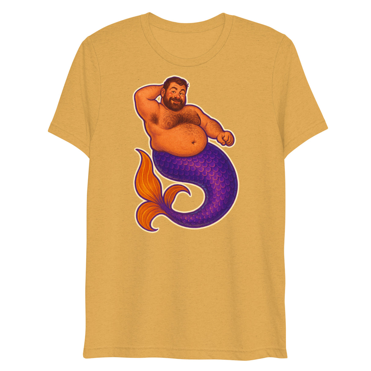 Mer-Grrr (Triblend)-Triblend T-Shirt-Swish Embassy