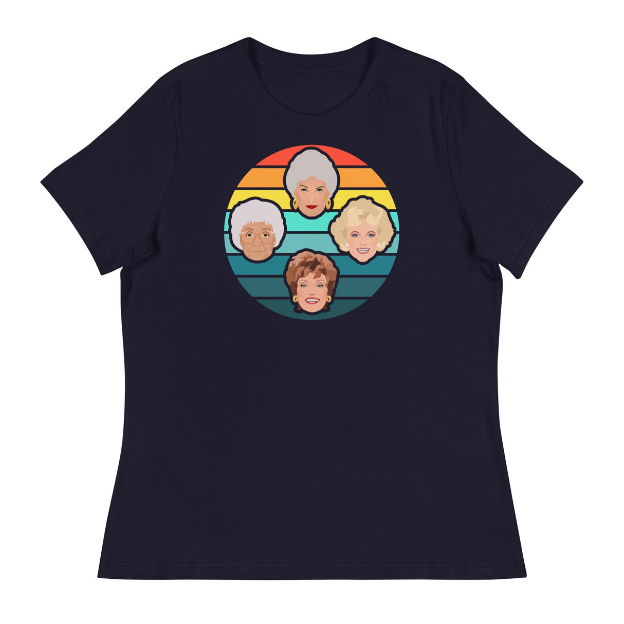 Miami Sunset (Women's Relaxed T-Shirt)-Women's T-Shirts-Swish Embassy