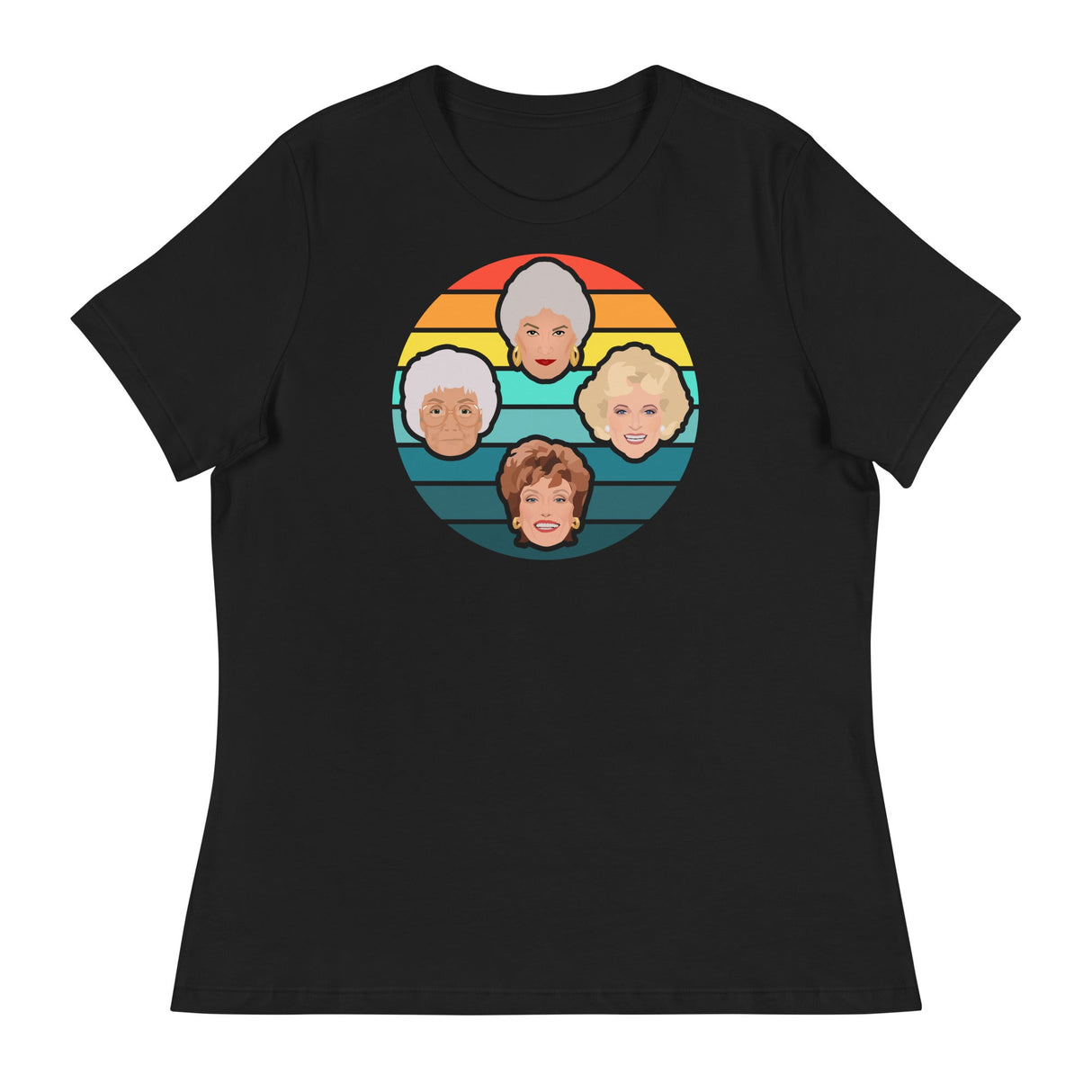 Miami Sunset (Women's Relaxed T-Shirt)-Women's T-Shirts-Swish Embassy