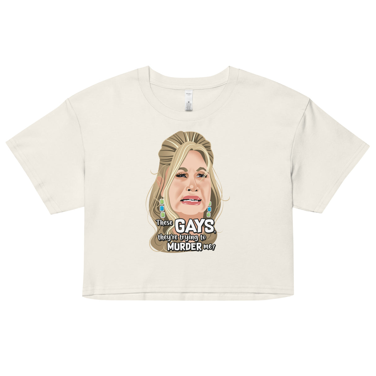 Murder (Crop Top)-Crop Top-Swish Embassy