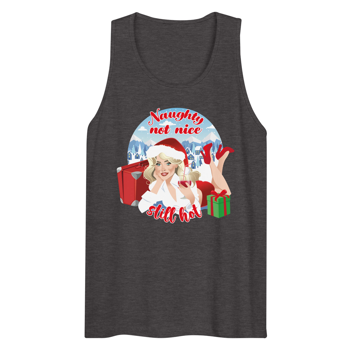 Naughty Not Nice (Tank top)-Tank Top-Swish Embassy