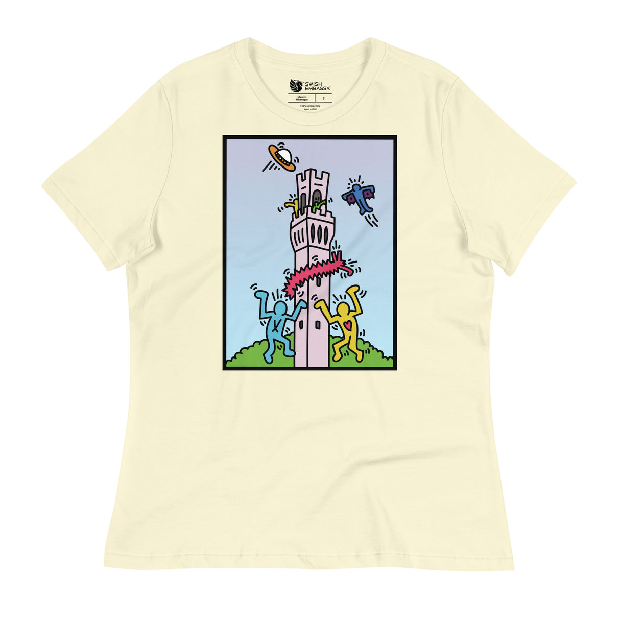 PTown Monument (Women's Relaxed T-Shirt)-Women's T-Shirts-Swish Embassy