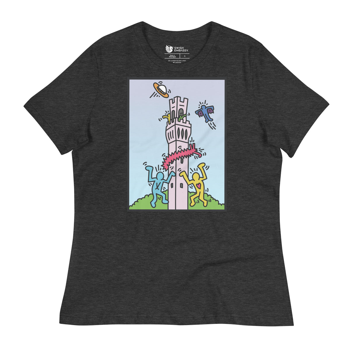PTown Monument (Women's Relaxed T-Shirt)-Women's T-Shirts-Swish Embassy
