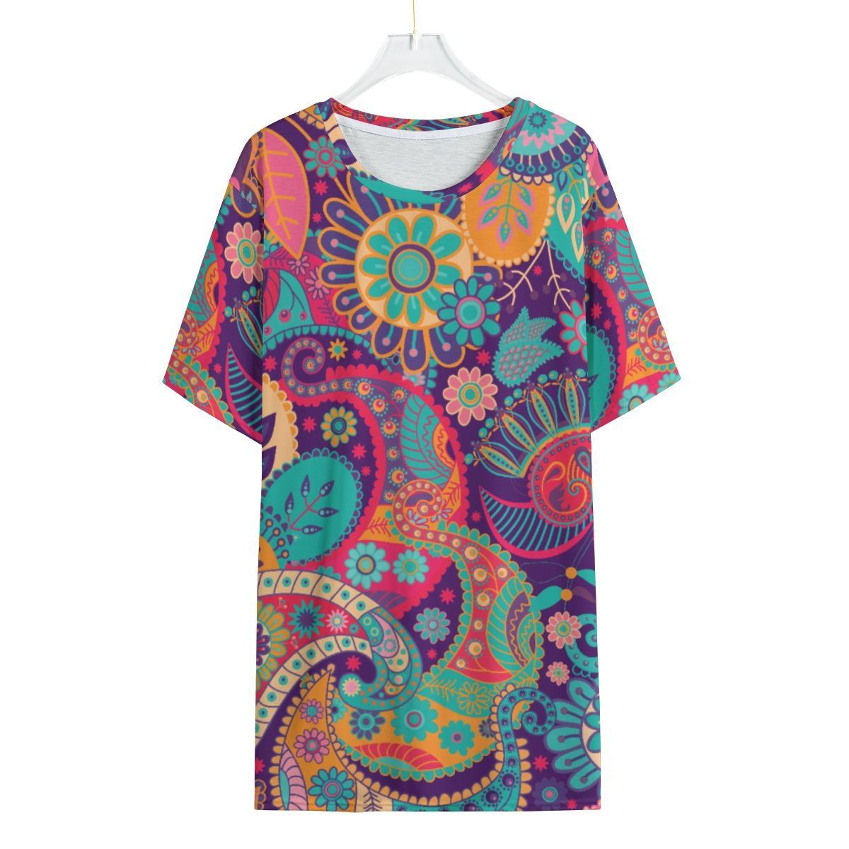 Paisley (Allover T-Shirt)-Allover T-Shirt-Swish Embassy