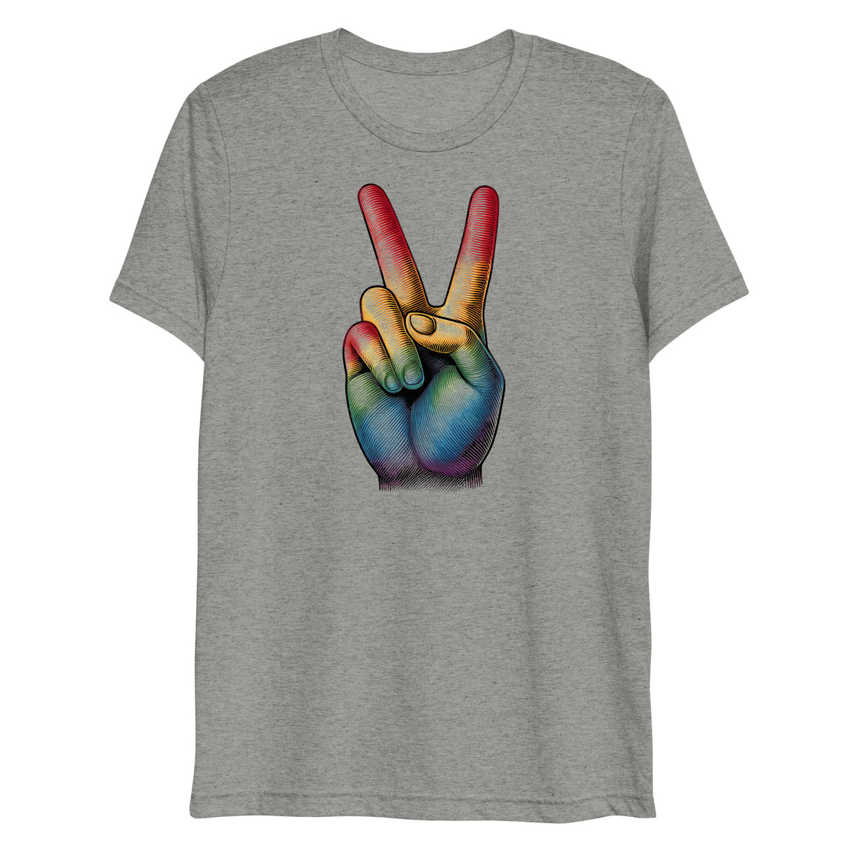 Peace and Pride (Triblend)-Triblend T-Shirt-Swish Embassy
