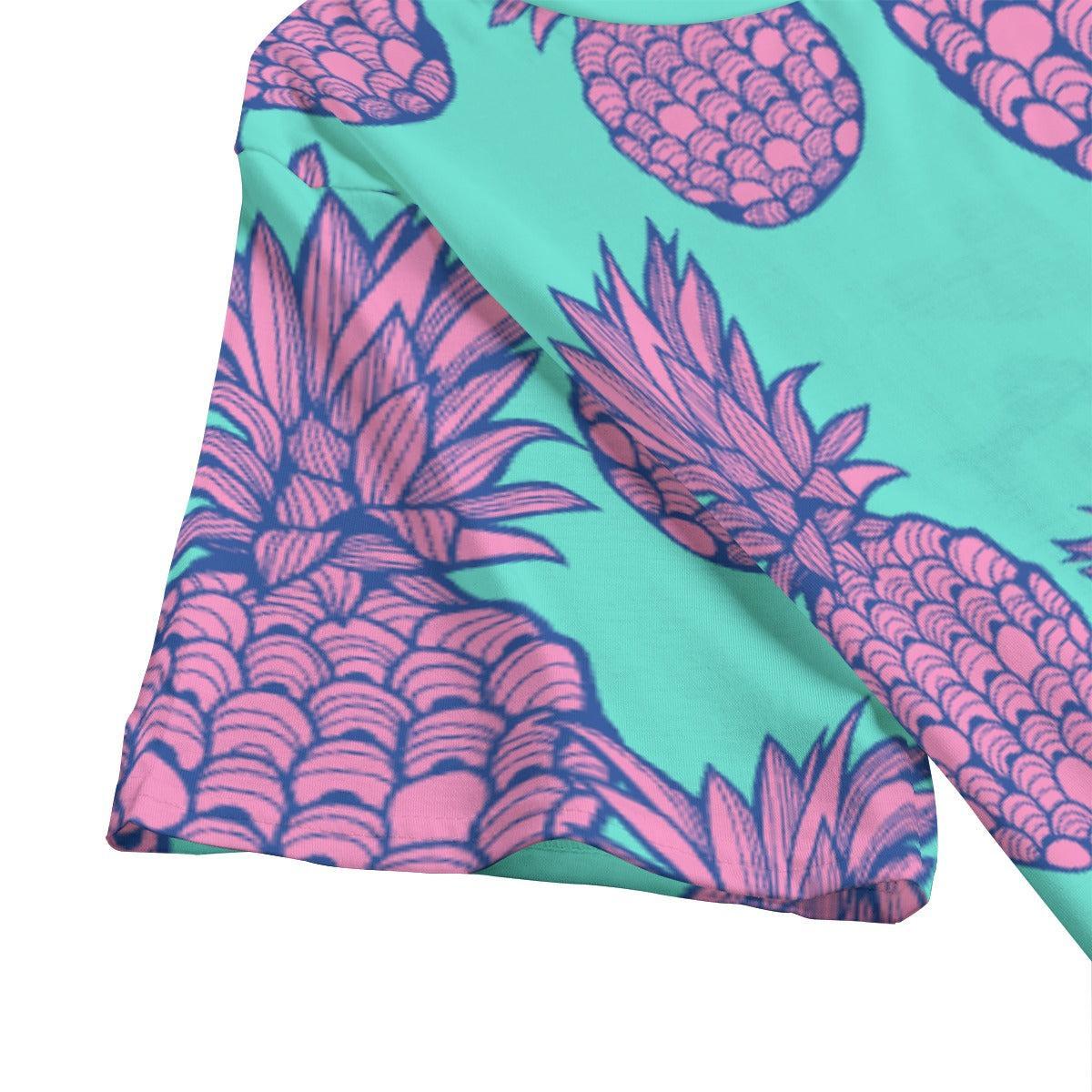 Pineapple Princess (Allover T-Shirt)-Allover T-Shirt-Swish Embassy